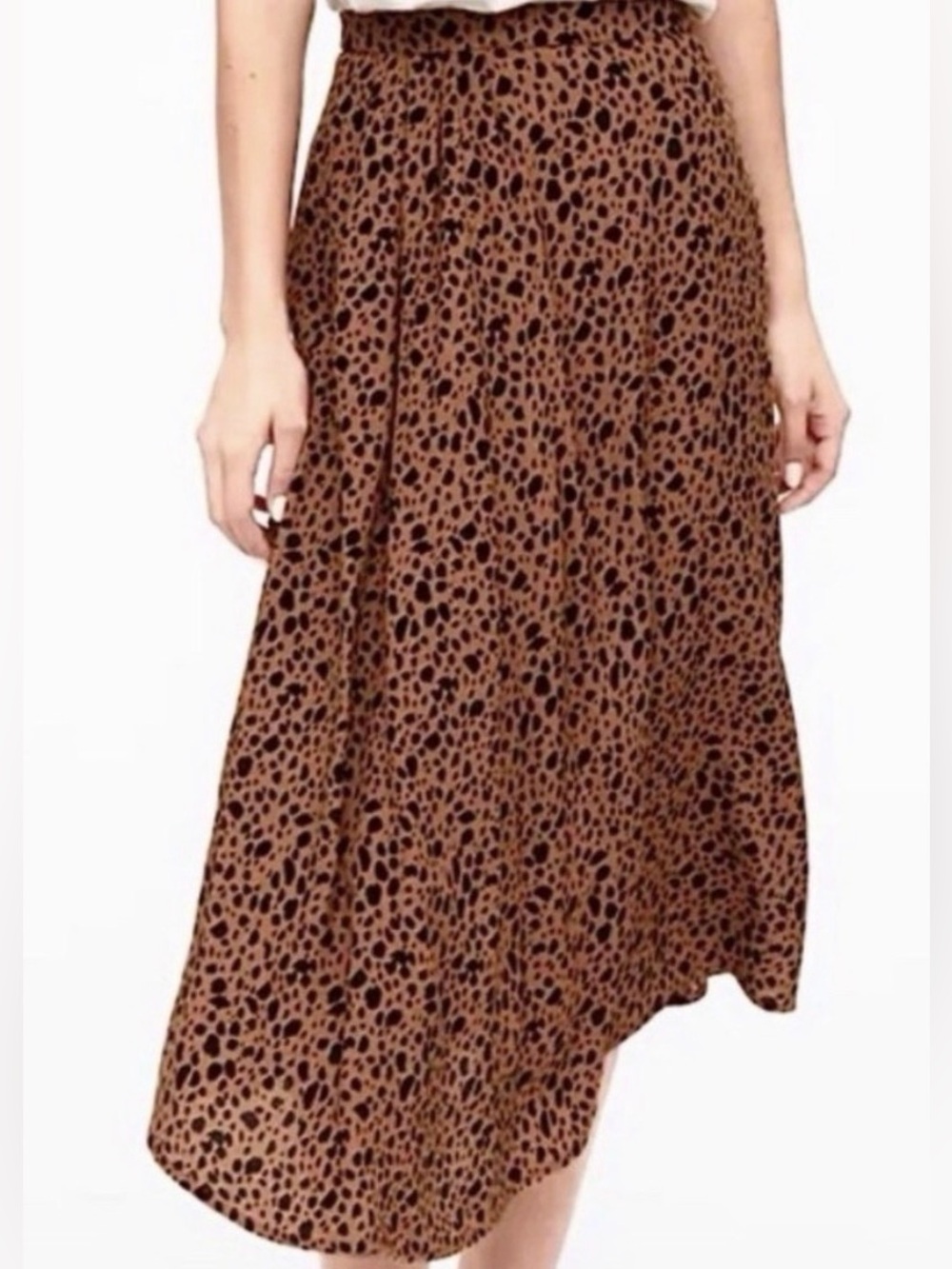 Gap Leopard Midi Skirt